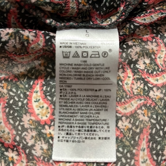 Banana Republic Women’s Blouse Size Large - Picture 7 of 7